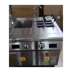 HORNO DE ESPAGUETIS CON 12 ESCURRIDEROS INOX 304 380V / 16KW