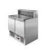 MESA FRÍA DE INGREDIENTES - MÁRMOL CON 2 PUERTAS 300L 310W -2 ℃ ~ 8 ℃