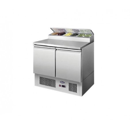 MESA FRIA CON 2 PUERTAS MESA INGREDIENTES 300L 310W -2 ℃ ~ 8 ℃