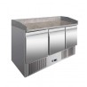 MESA FRIA PARA PIZZA CON 3 PUERTAS 380L 300W -2 ℃ ~ 8 ℃