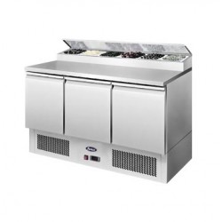 MESA FRIA INGREDIENTES CON 3 PUERTAS 380L 310W -2 ℃ ~ 8 ℃