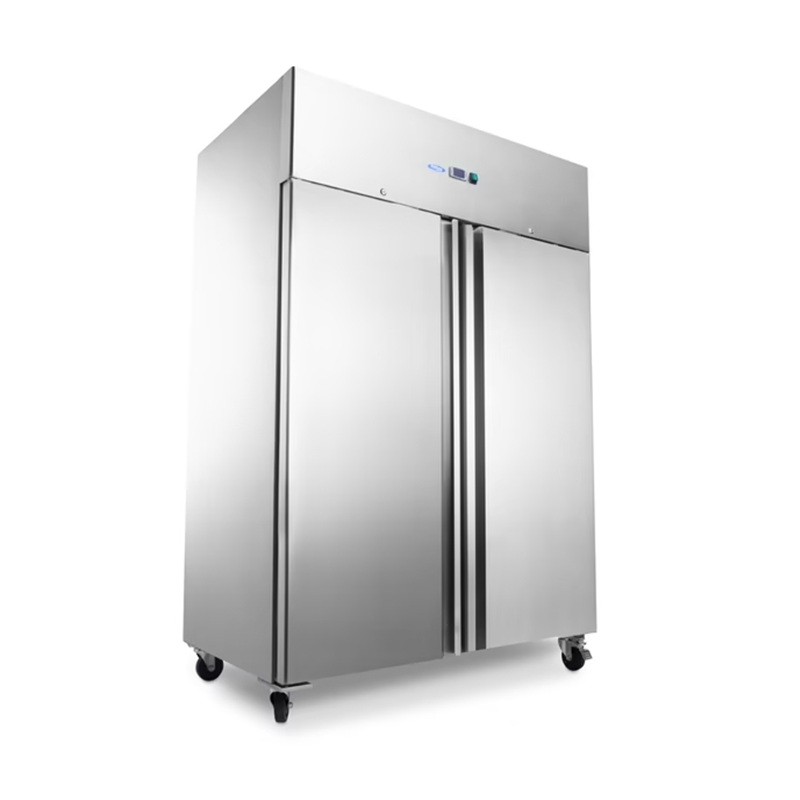 CONGELADOR VERTICAL INOX ARMARIO 2 PUERTA 1160L, -18 ℃ ~ 25 ℃, 760W, 1340*810*2010MM