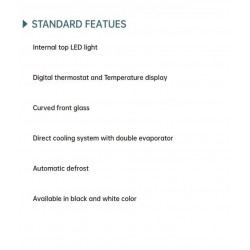 Vitrina refrigerada para sushi & tapa 2-10°C 230W 52L  5*1/3GN 1324*406*316MM