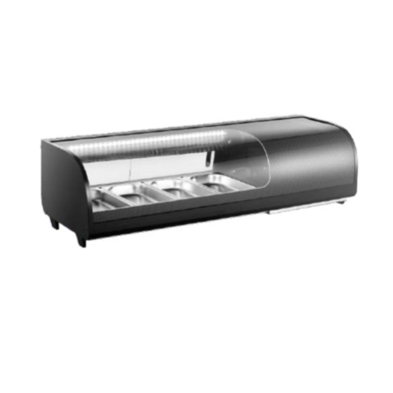 Vitrina refrigerada para sushi & tapa 2-10°C 230W 42L  4*1/3GN 1148*406*316MM