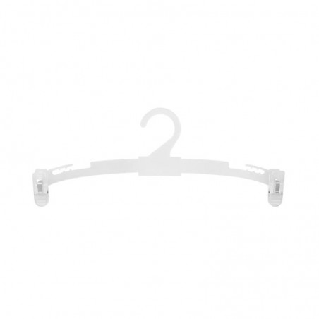 Perchas de Plástico Lencería Blanco de 27cm, 500Uds/Caja para Ropa Interior