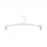 Perchas de Plástico Lencería Blanco de 27cm, 500Uds/Caja para Ropa Interior