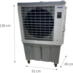 工业蒸发式冷风机，120L水冷风扇，环保空气冷却器，9档风速，8500㎥/H