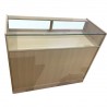 白榉展示柜台 带玻璃 1200x500x1000MM