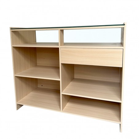 Mostrador Expositor Blanco Haya 1200x500x1000 MM