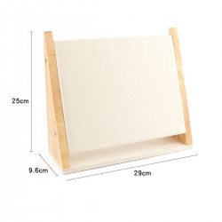 Soporte Collar Vertical Blanco - Piel Sintética 29x25x9.6cm