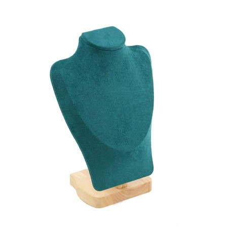 Expositor de Collar Tipo Busto Vertical - Verde
