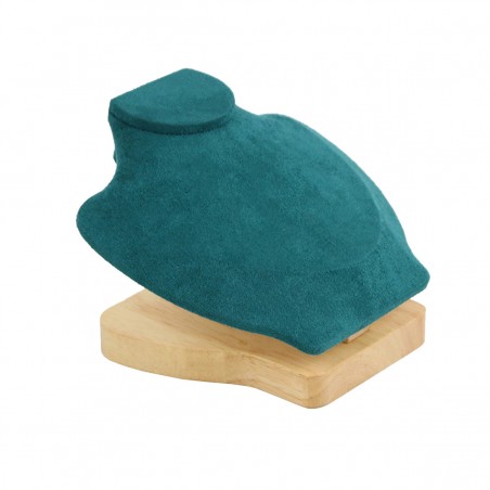 Expositor de Collar Tipo Busto Bajo - Verde