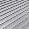 Panel de lamas de aluminio Ranurado - Blanco 300X15CM