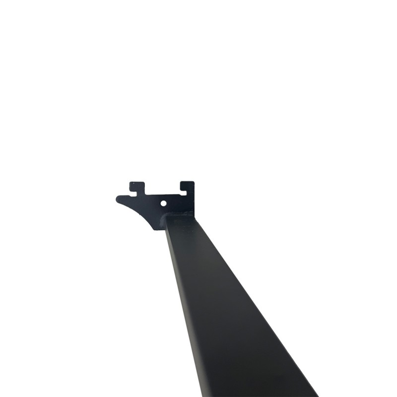 Barra De Carga Metálica Para Cremallera  90 CM O 120 CM - Gris Para Ganchos Cuadrados