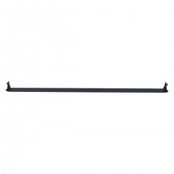 Barra De Carga Metálica Para Cremallera  90 CM O 120 CM - Gris Para Ganchos Cuadrados