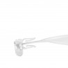 Percha de Plástico para Lencería - 26cm Transparente