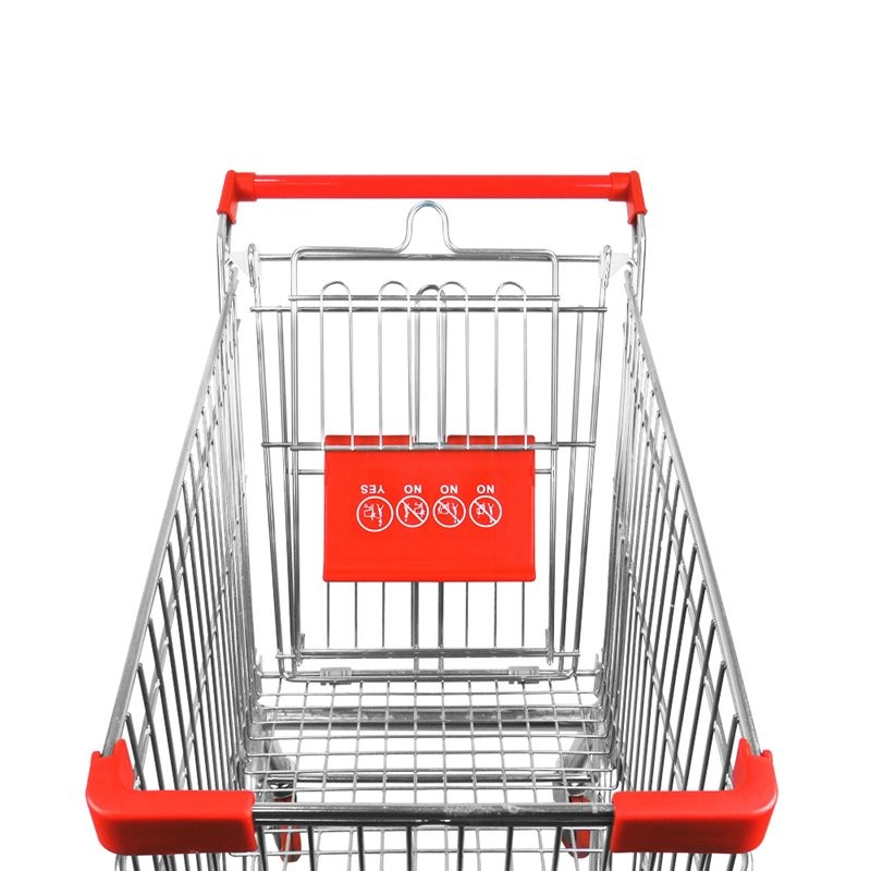 ⭐ Carro Supermercado Gris 180 Litros 【Yonhoo Online】 → Equipamiento  Comercial
