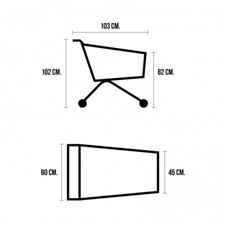 CARRO SUPERMERCADO 210 LITROS