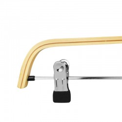 PERCHA DE MADERA CON PINZAS 37,5 CM