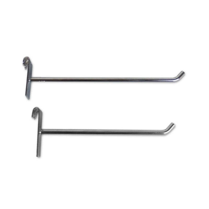 Gancho para Reja con Portaprecios - 25 CM Gancho para Reja con Portaprecios - 25 CM