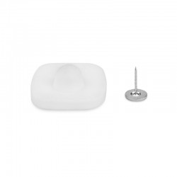 Alarma Antihurto RF 8.2GHz - Etiqueta Cuadrada Blanca