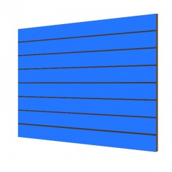 挂钩槽板 蓝色 7.5 槽（2 件），带铝制导轨（15 件）