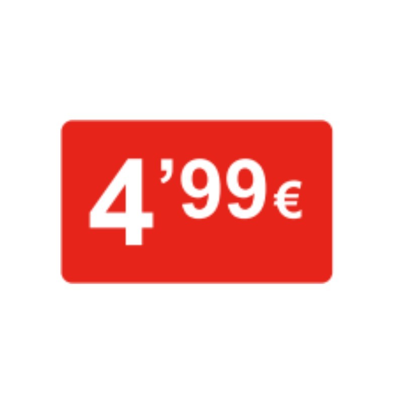 ETIQUETAS ADHESIVAS "4,99€"