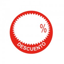 ETIQUETAS ADHESIVAS 10% DTO